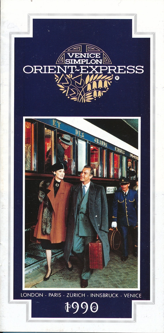 Orient Express Lot of 3 Brochures and 1 Booklet 1990 - Etsy