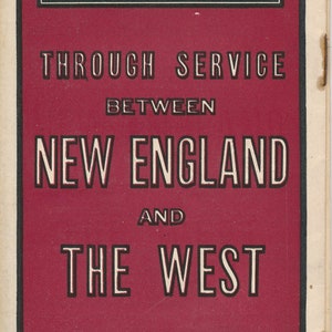 Horarios públicos del ferrocarril de Boston y Albany 17 de octubre de 1915