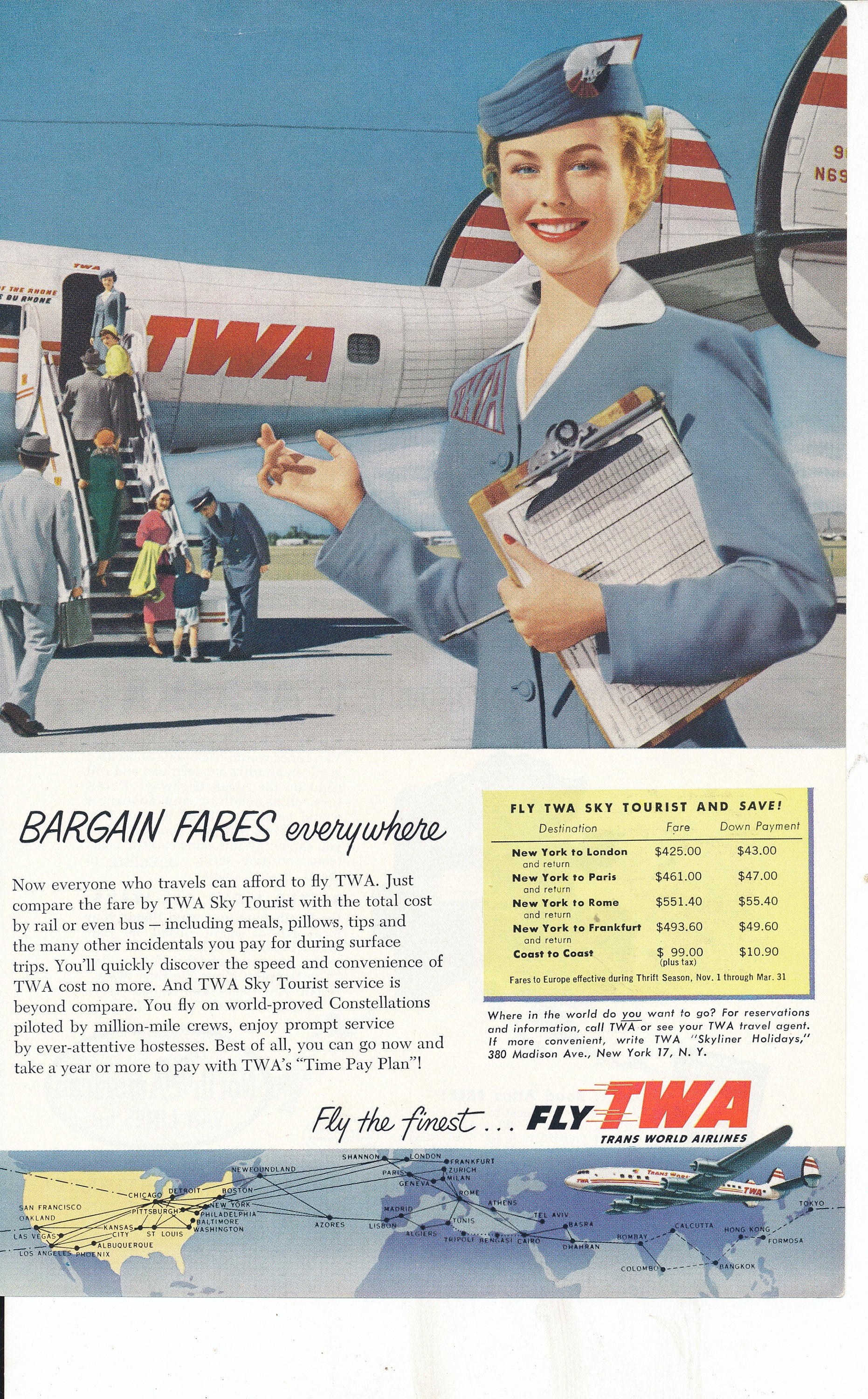 1950s Twa Ads - Etsy