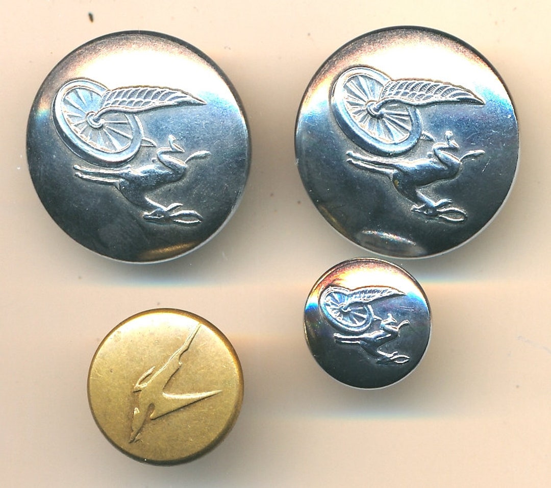 South African Railways SAR Passenger Uniform Buttons Lot of 4 - Etsy