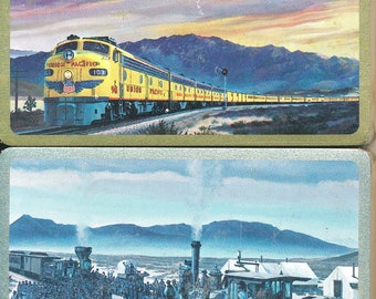 Union Pacific Centennial Railroad Playing Cards, “driving of the