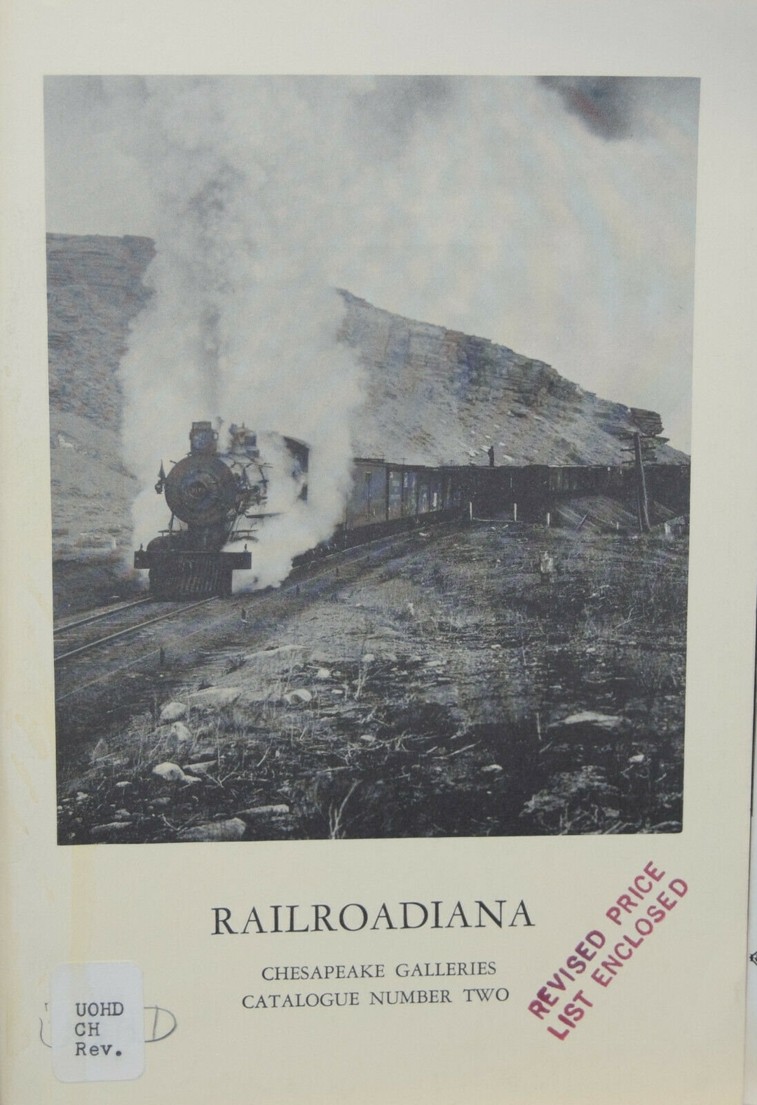 Chesapeake Galleries Catalogue Number Two Railroadiana Etsy