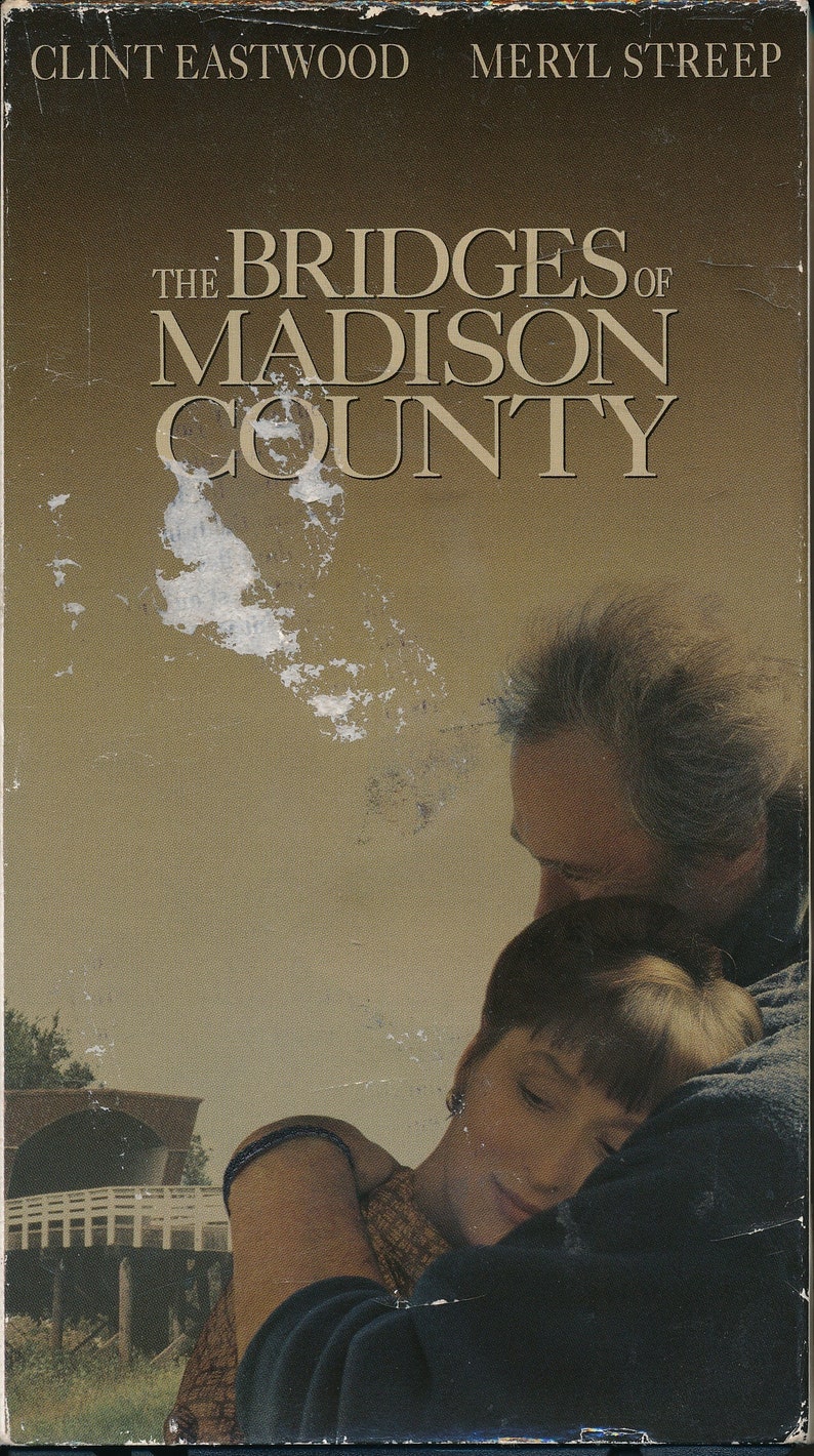 VHS The Bridges Of Madison County CLINT EASTWOOD image 1