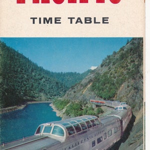 Western Pacific Railroad Public Timetable March 1, 1963