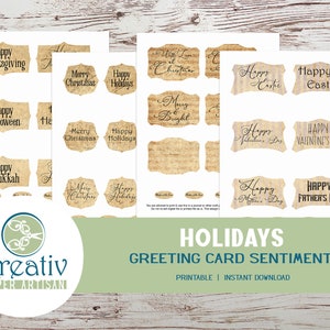 Carte de vœux, Sentiments imprimables, Mots, Noël, Hanoukka, Nouvel An, Action de grâce, Fête des mères, Fête des pères, Saint-Valentin