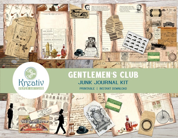 聖なるジャンクジャーナル　ヴィンテージ Nostalgic gentlemen's junk journal