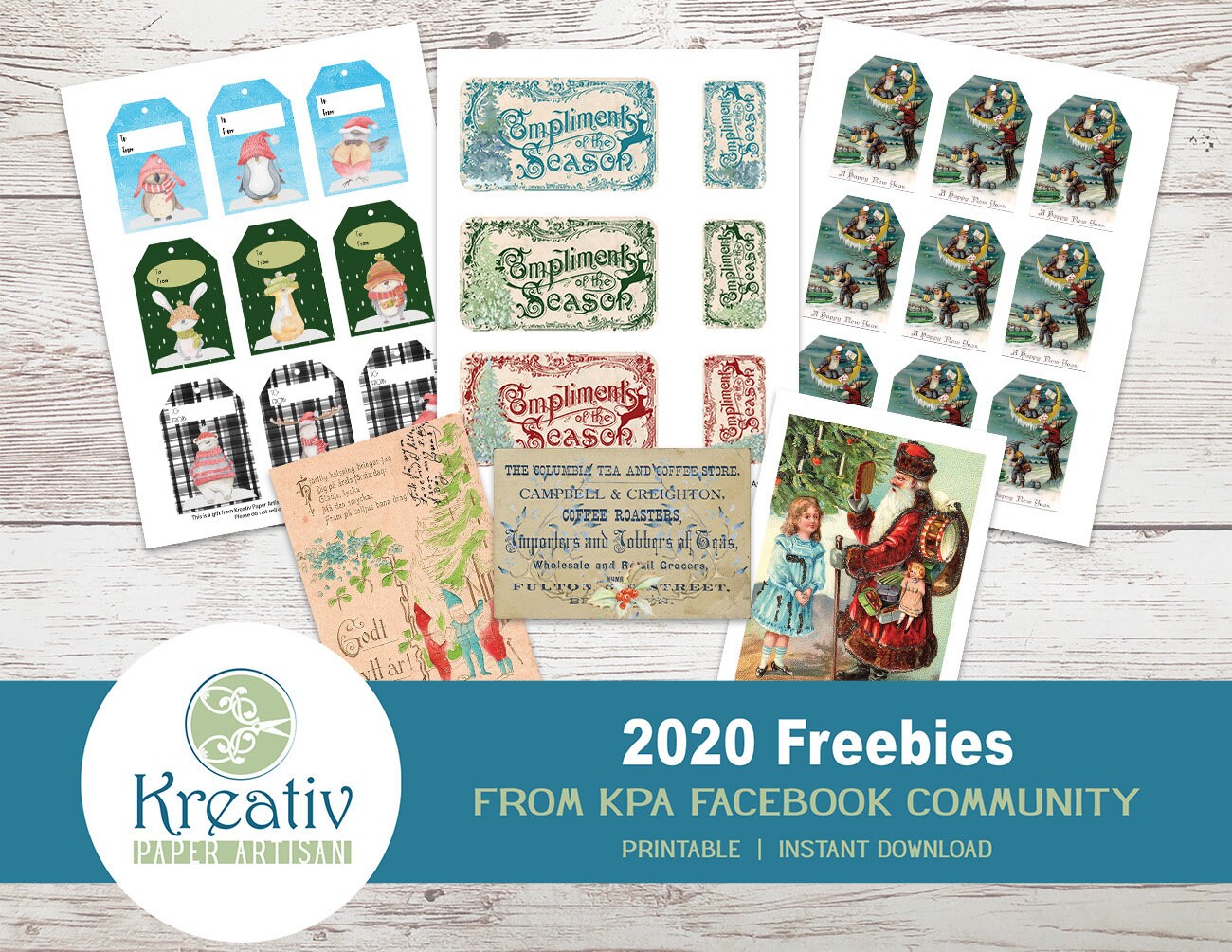 Junk Journal Freebies, 2020, Kreativ Paper Artisan, Facebook Group