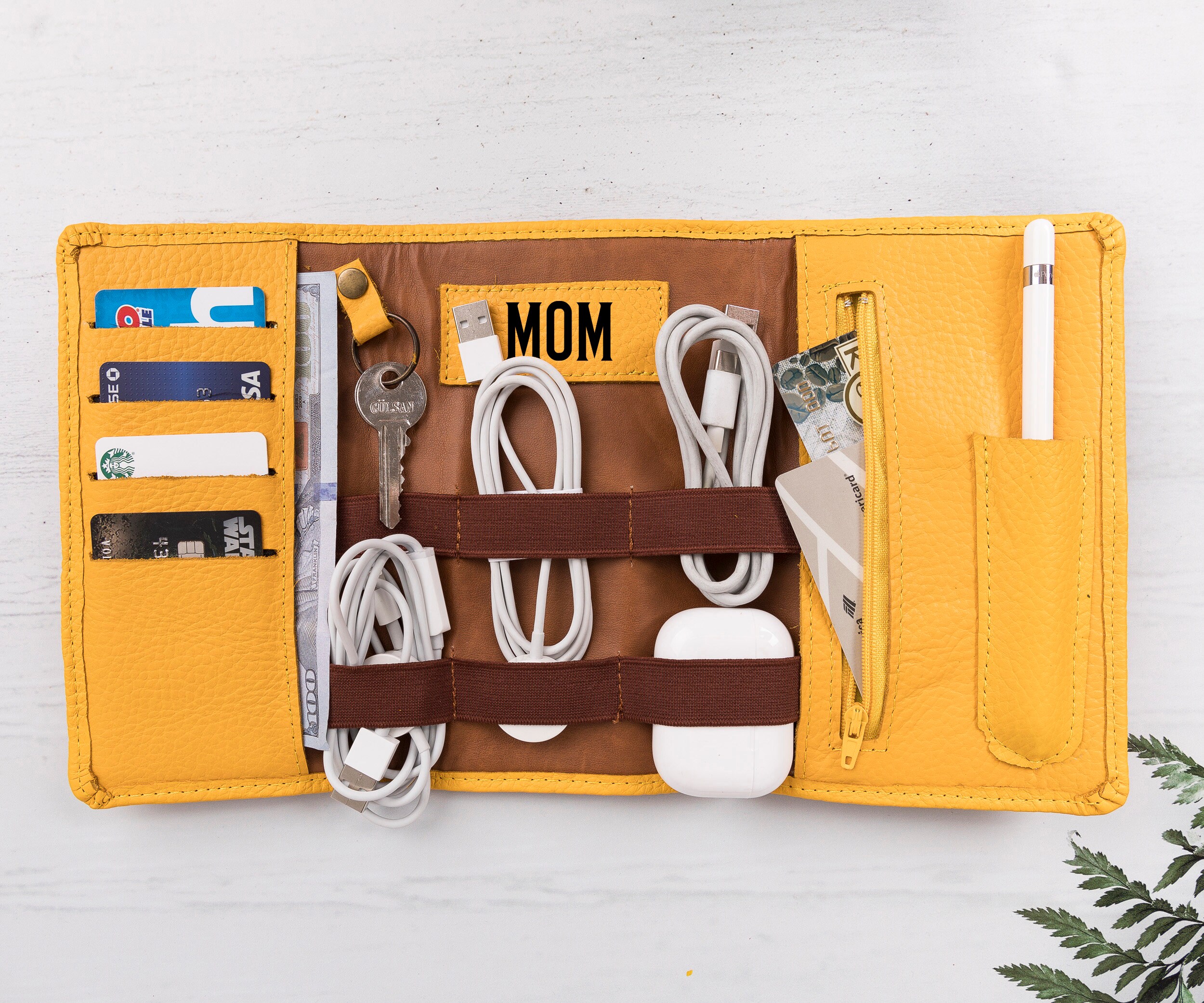 Electronics Organizer Bag Funda portátil de accesorios de Etsy