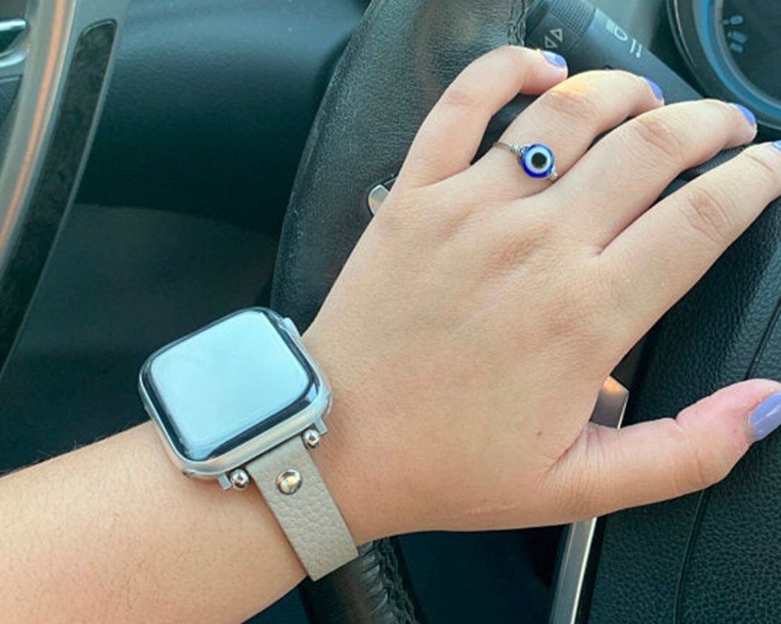 Slim Apple Watch Leather Band 40mm 38mm 42mm 44mm Slim | Etsy
