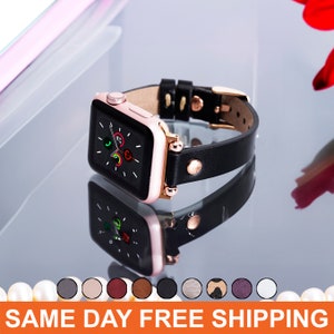 Apple Watch Band, Apple Watch Strap, Apple Watch Band Women, Apple Watch Bands,Leather Watch Strap,Christmas Handmade Gift,Anniversary Gifts