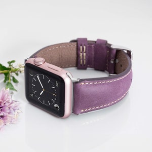 Apple Watch Band Women, Custom Apple Watch Ultra 2 Bands, Personalized Leather Apple Watch Band Men Gift, iWatch Armband Christmas Gifts Her