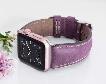 Apple Watch Band Women, Custom Apple Watch Ultra 2 Bands, Personalized Leather Apple Watch Band Men Gift, iWatch Armband Christmas Gifts Her