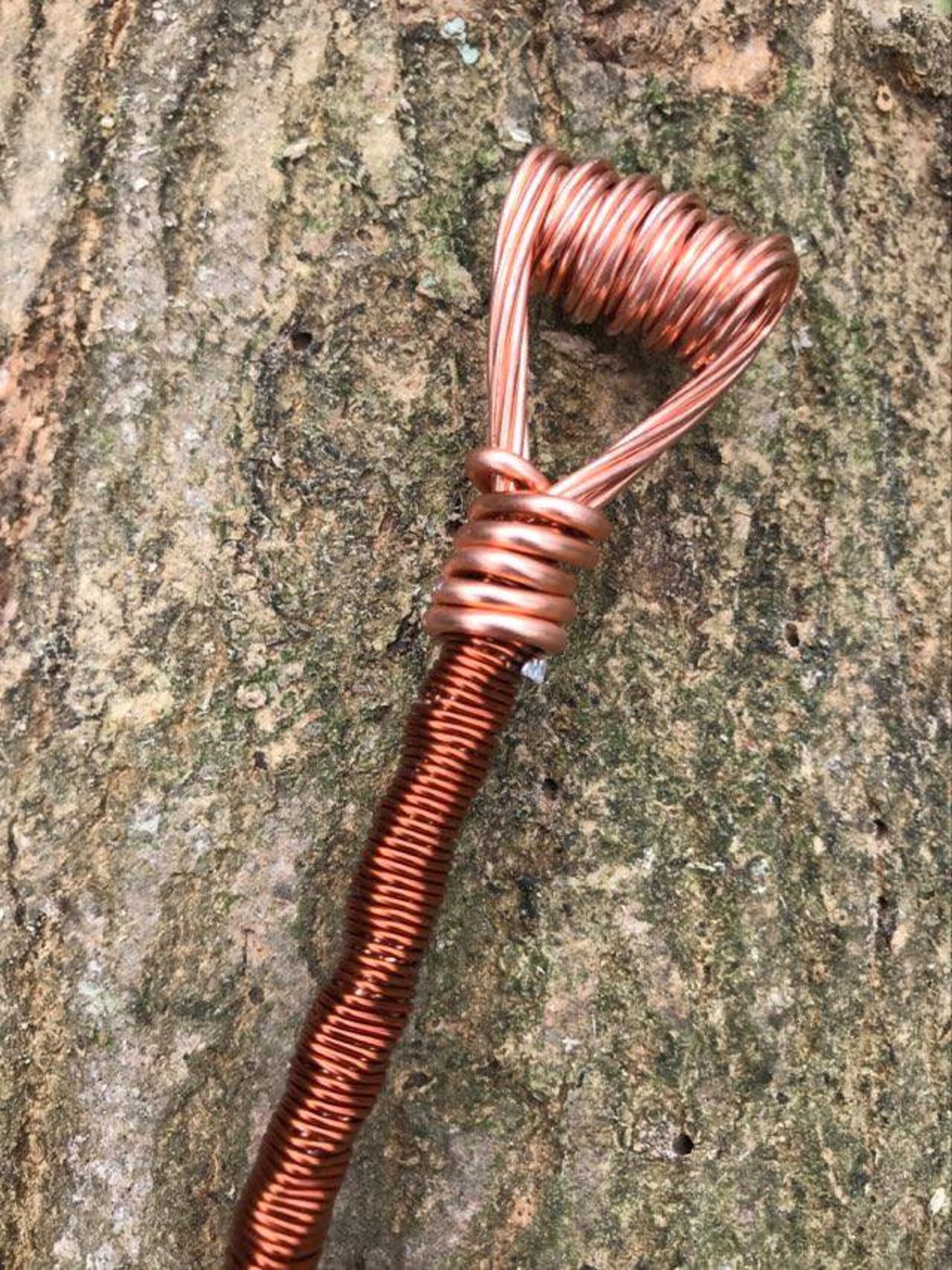 Amethyst Copper Wand 25cm Etsy