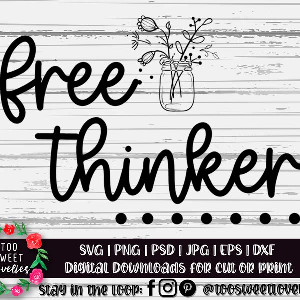 Free Thinker, Free Thinker shirt, independent woman, independent voter, free to be, defund the media, political shirts, knowledge is power