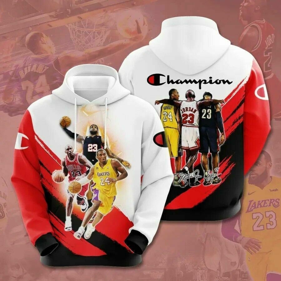 champion sweatshirt jordan kobe lebron