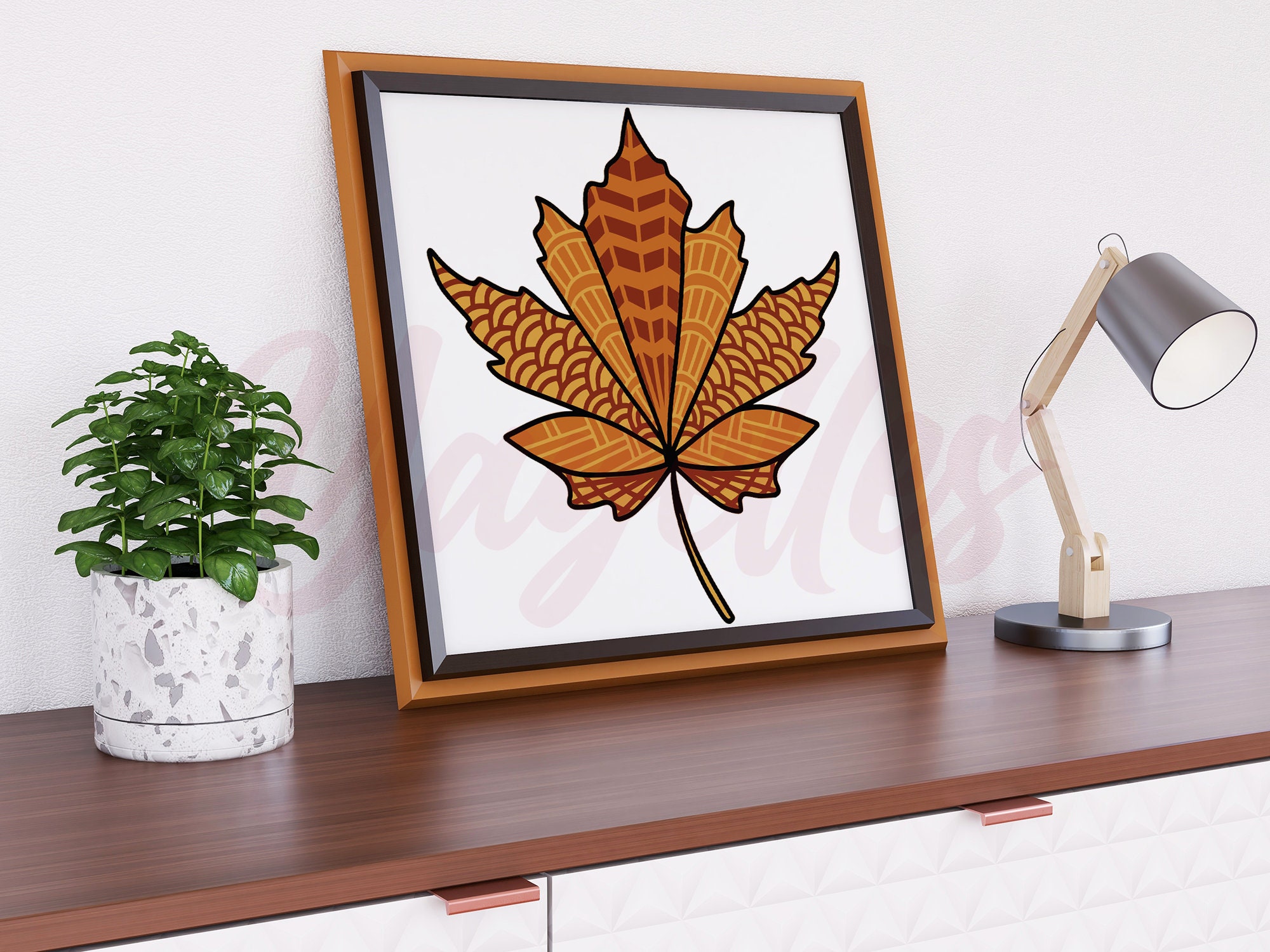 Download Papercut 3D Maple Leaf SVG Multilayered Layered Maple Leaf ...