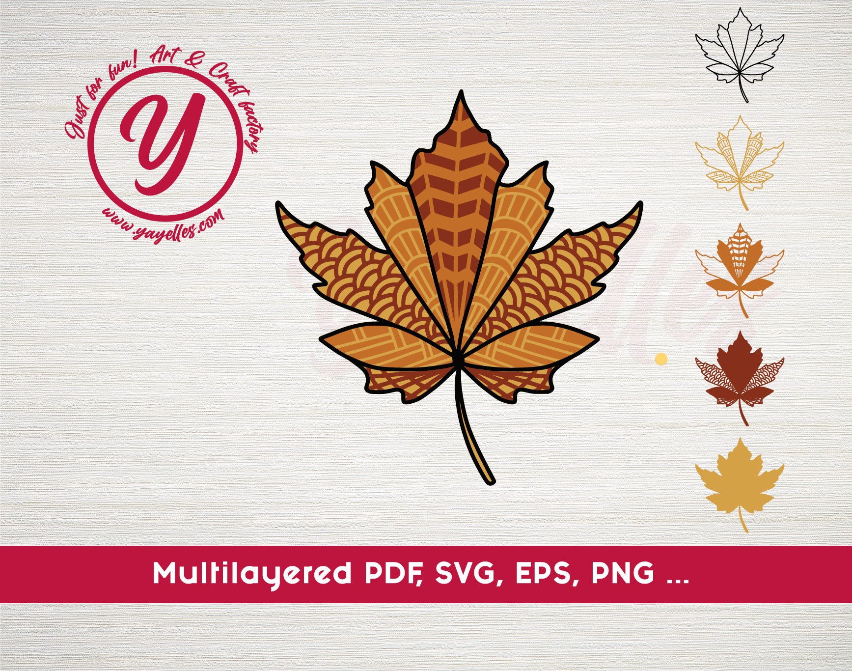 Free Free Layered Leaf Svg 661 SVG PNG EPS DXF File