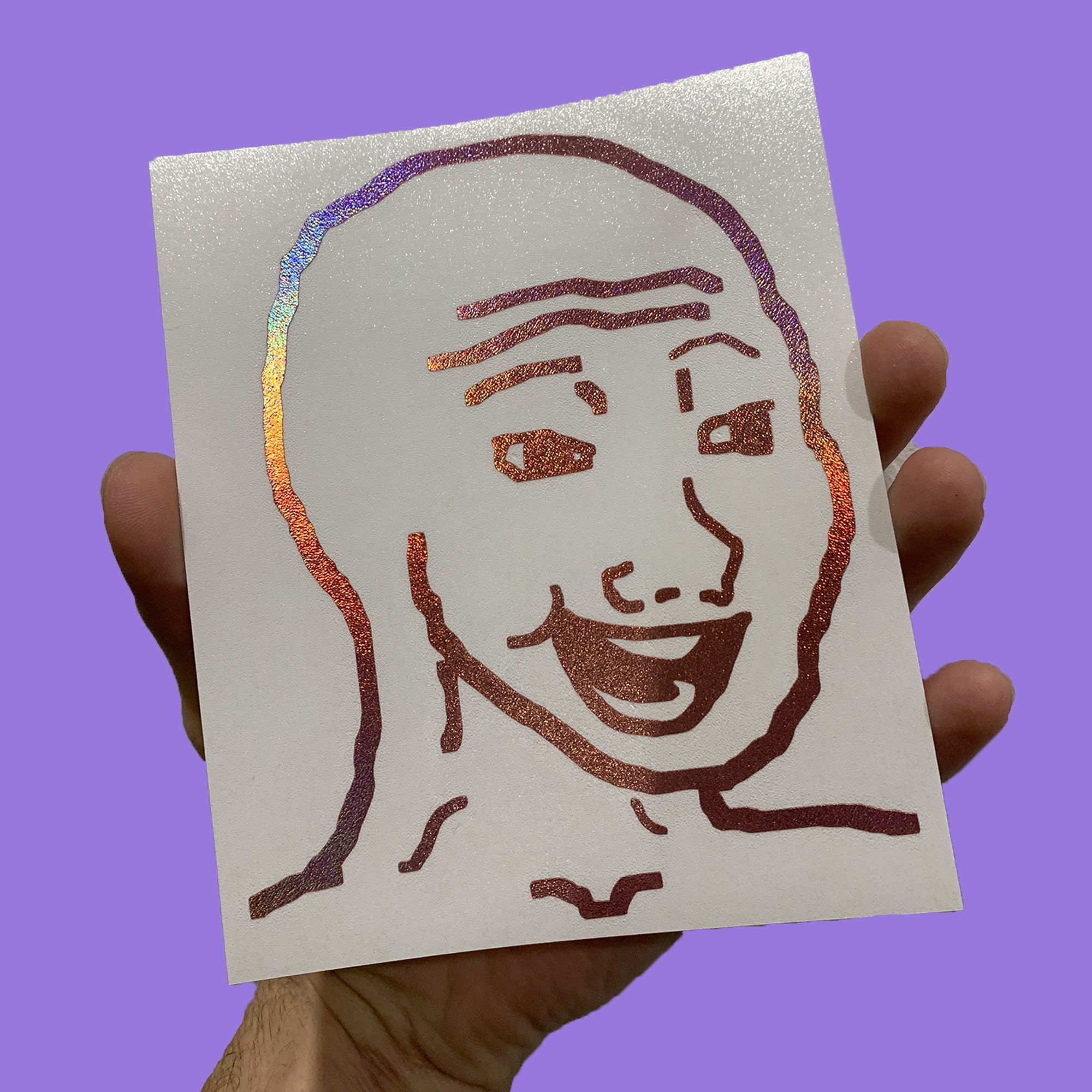 Doomer Wojak Sticker for Sale by Verbital