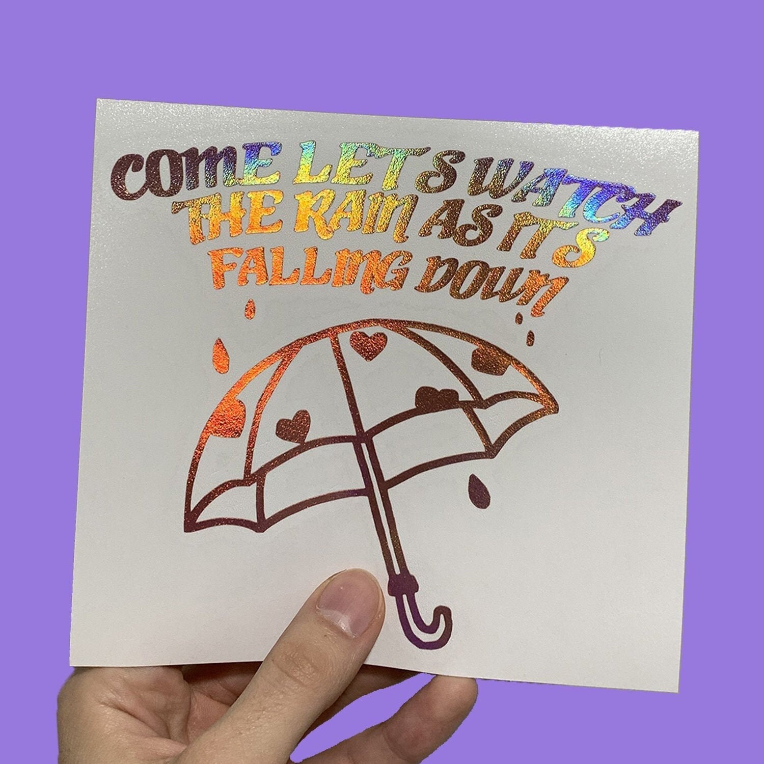 FALLING DOWN Vinyl Window Decal Car Sticker Etsy