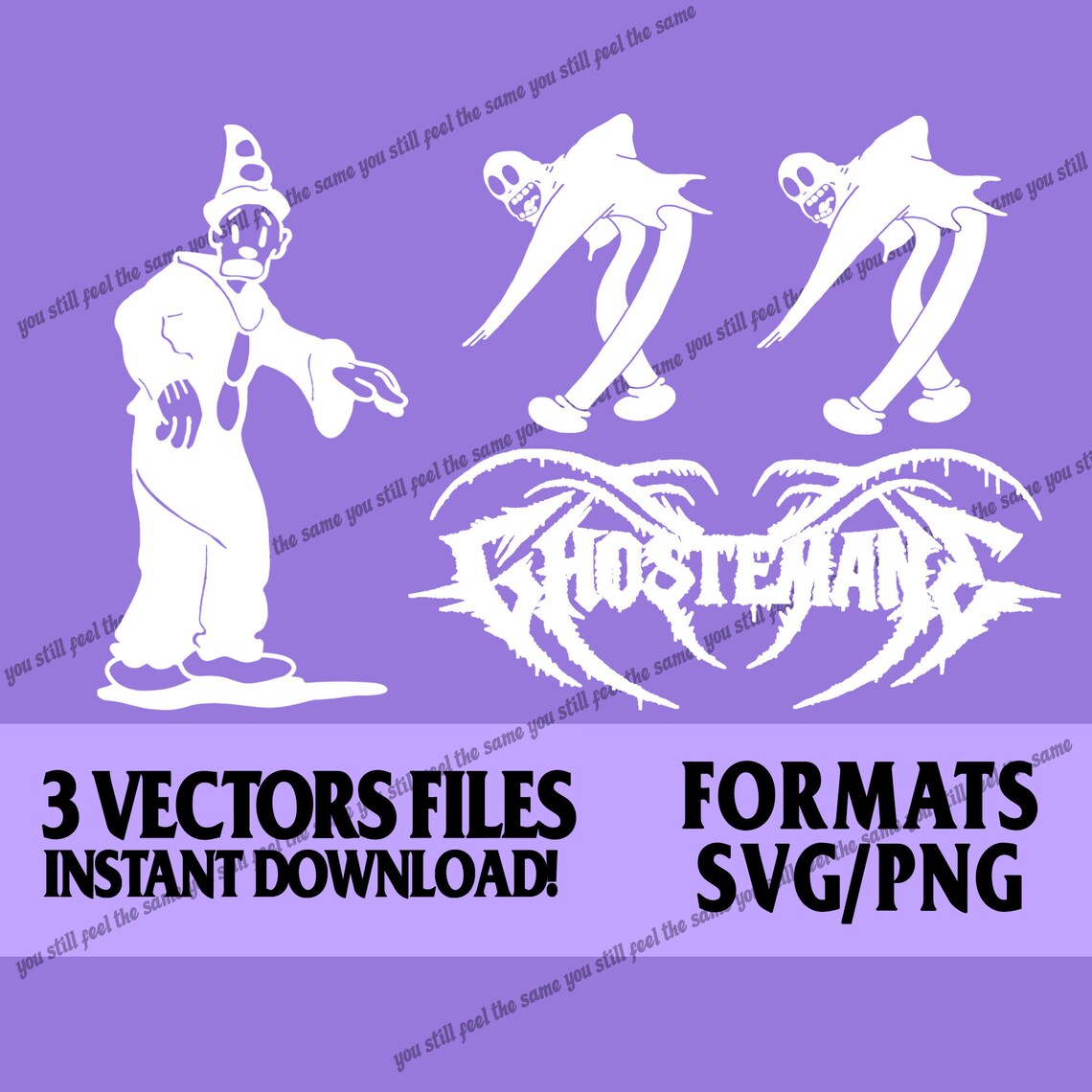 GHOSTEMANE 3 SVG/PNG Vector Files Set for Cricut Silhouette Etsy