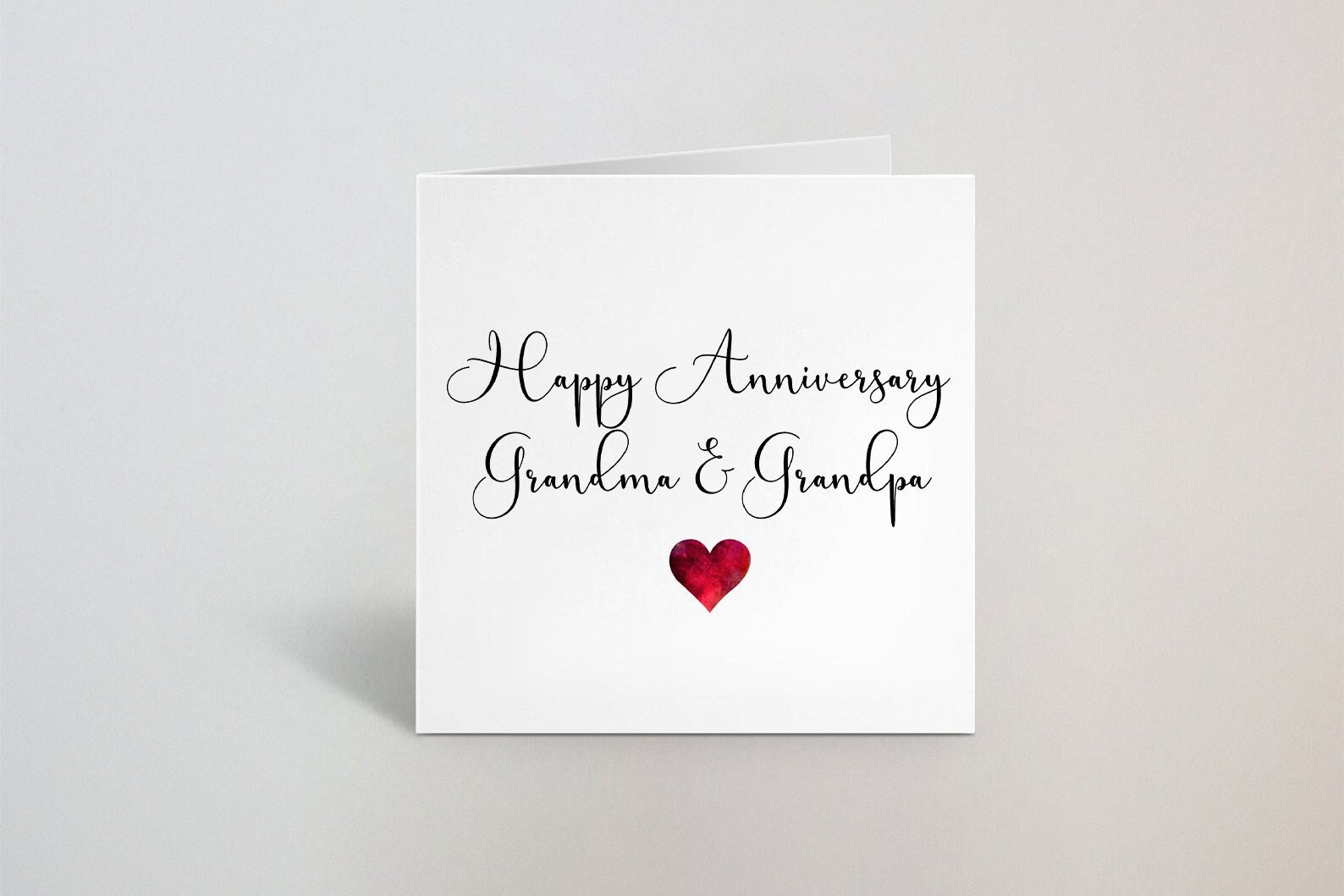 Happy Wedding Anniversary Grandma And Grandpa Grandparents Etsy UK