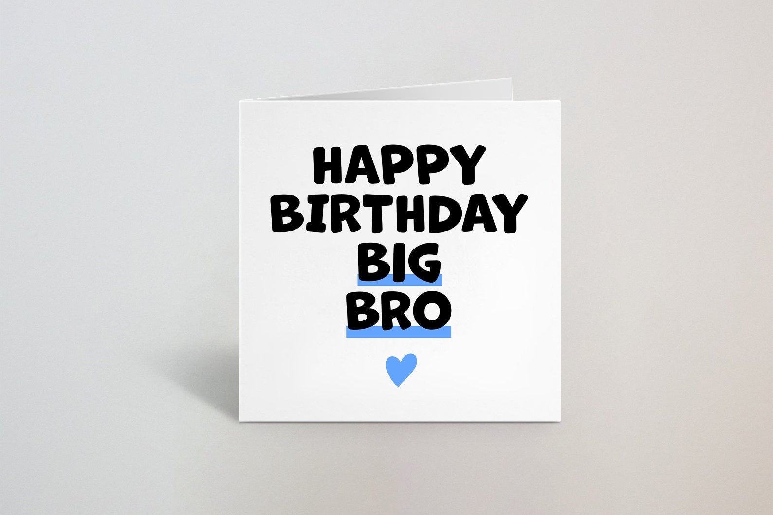 Buy Happy Birthday Big Bro Birthday Card for Older Brother Online ...