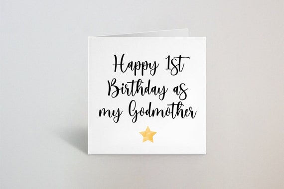 First birthday gifts from cheap godmother