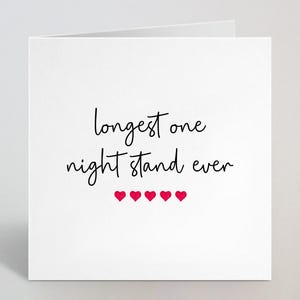 Carte de Saint-Valentin la plus longue de tous les temps - Blague amusante pour la Saint-Valentin pour femme, mari, petit ami, petite amie - Fabriqué au Royaume-Uni