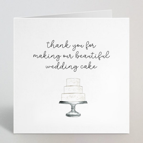 Baker Thank You Card - Etsy