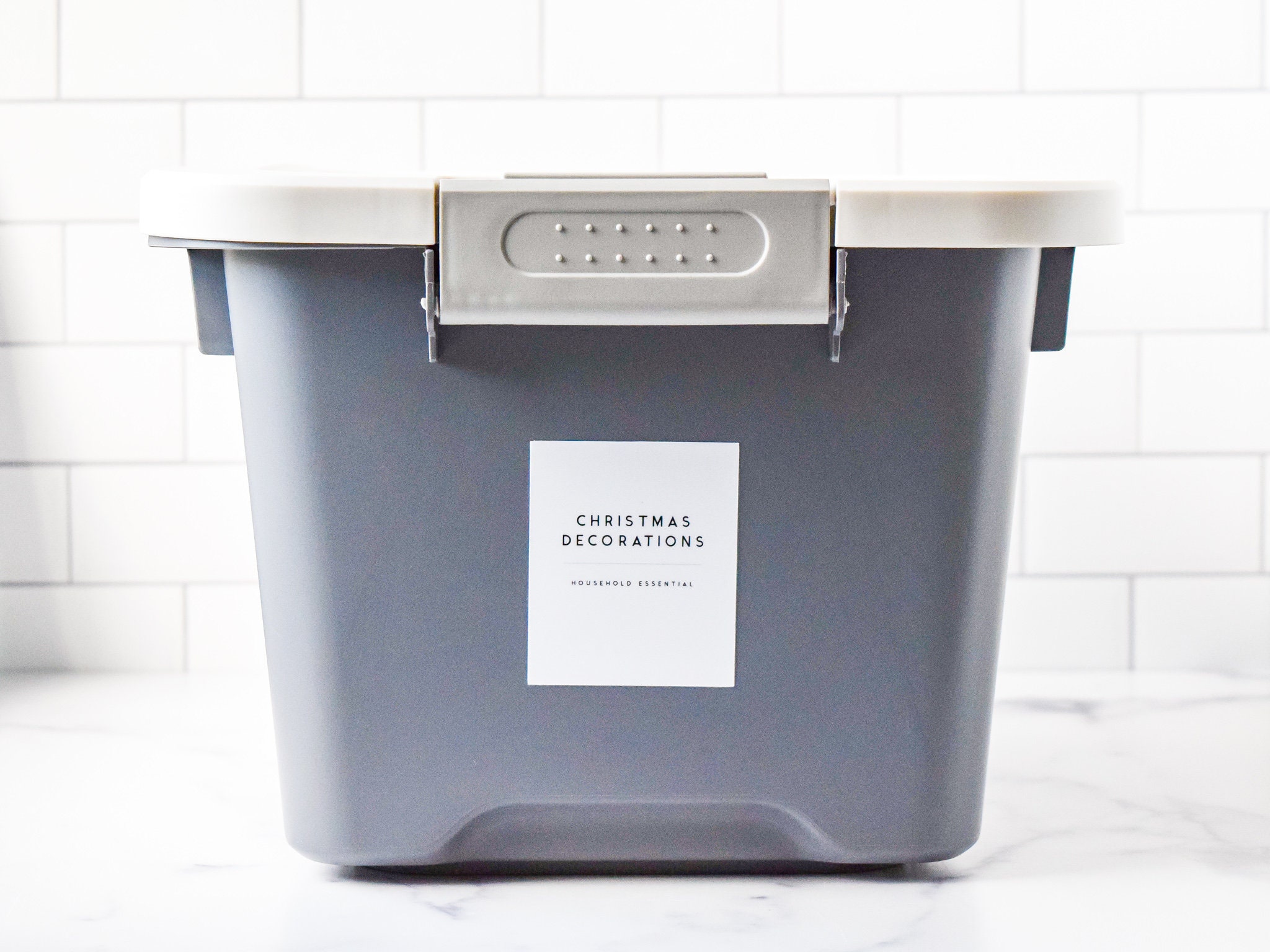 Holiday Storage Labels Storage Bin Labels Garage & Attic Etsy