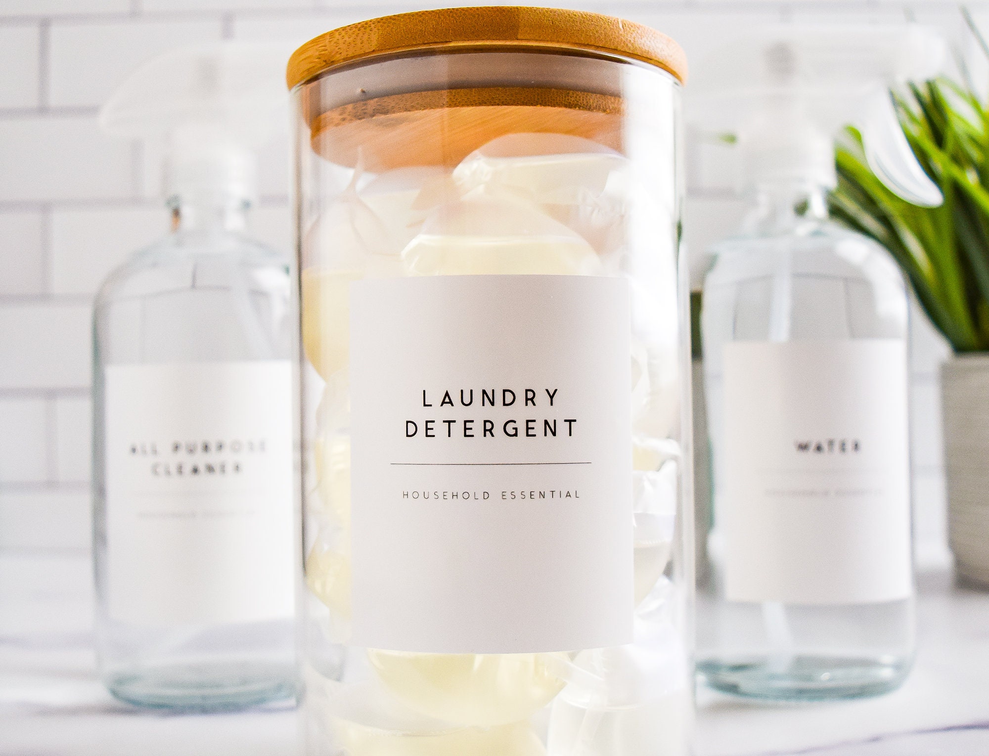 Laundry Room Labels | Cleaning Labels |  Waterproof | Customization A…