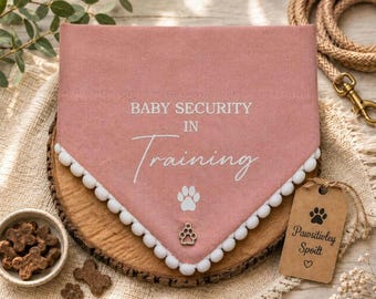 Baby Security in Training dog bandanas
