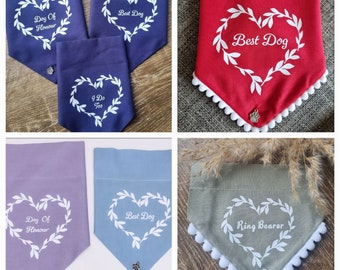 Dog wedding Bandanas