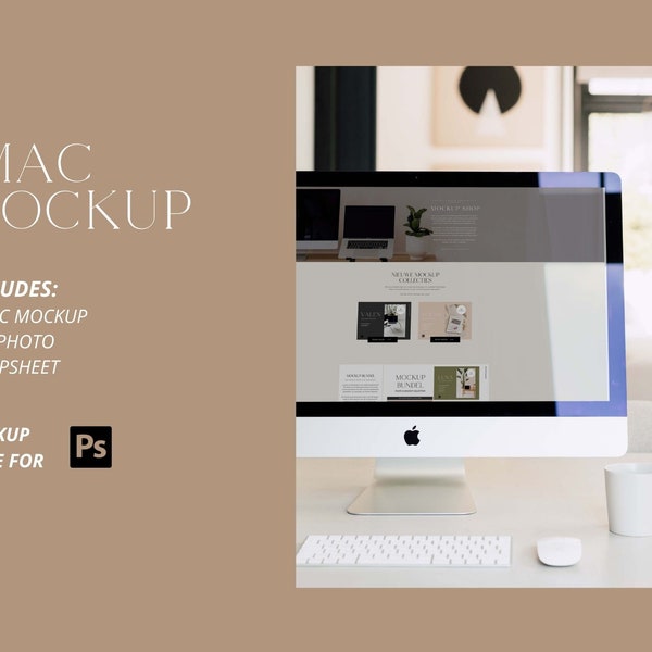 Imac Mockup, Mockups for Designers, Mockups for Webdesigners, Laptop Mockups, Realistic Mockup, RUBY 39