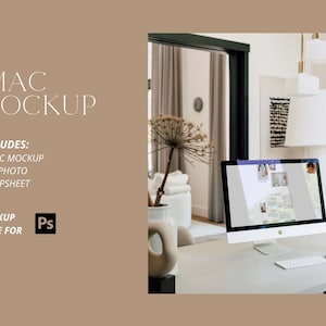 Imac Mockup, Mockups for Designers, Mockups for Webdesigners, Laptop Mockups, Realistic Mockup RUBY 38