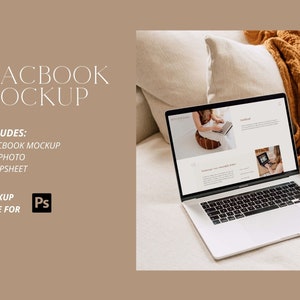 Realistisk Macbook-modell, webbdesign (PSD, JPG)