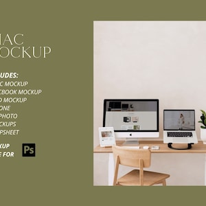 Maqueta de Imac, Maqueta de Macbook, Maqueta de Ipad, Maqueta de Iphone, Maquetas para diseñadores, Maquetas para diseñadores web, Maqueta de computadora portátil, LUNA 10