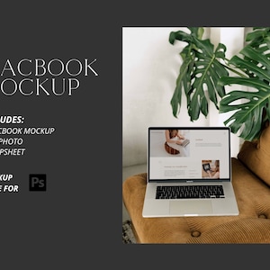 Macbook Mockup, Mockups for Designers, Mockups for Webdesigners, Laptop Mockup, Realistic Mockup, VALEN 1