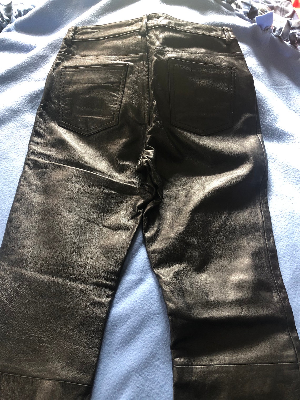 Wilson leather pants S10 womens worn once to Cher concert in | Etsy