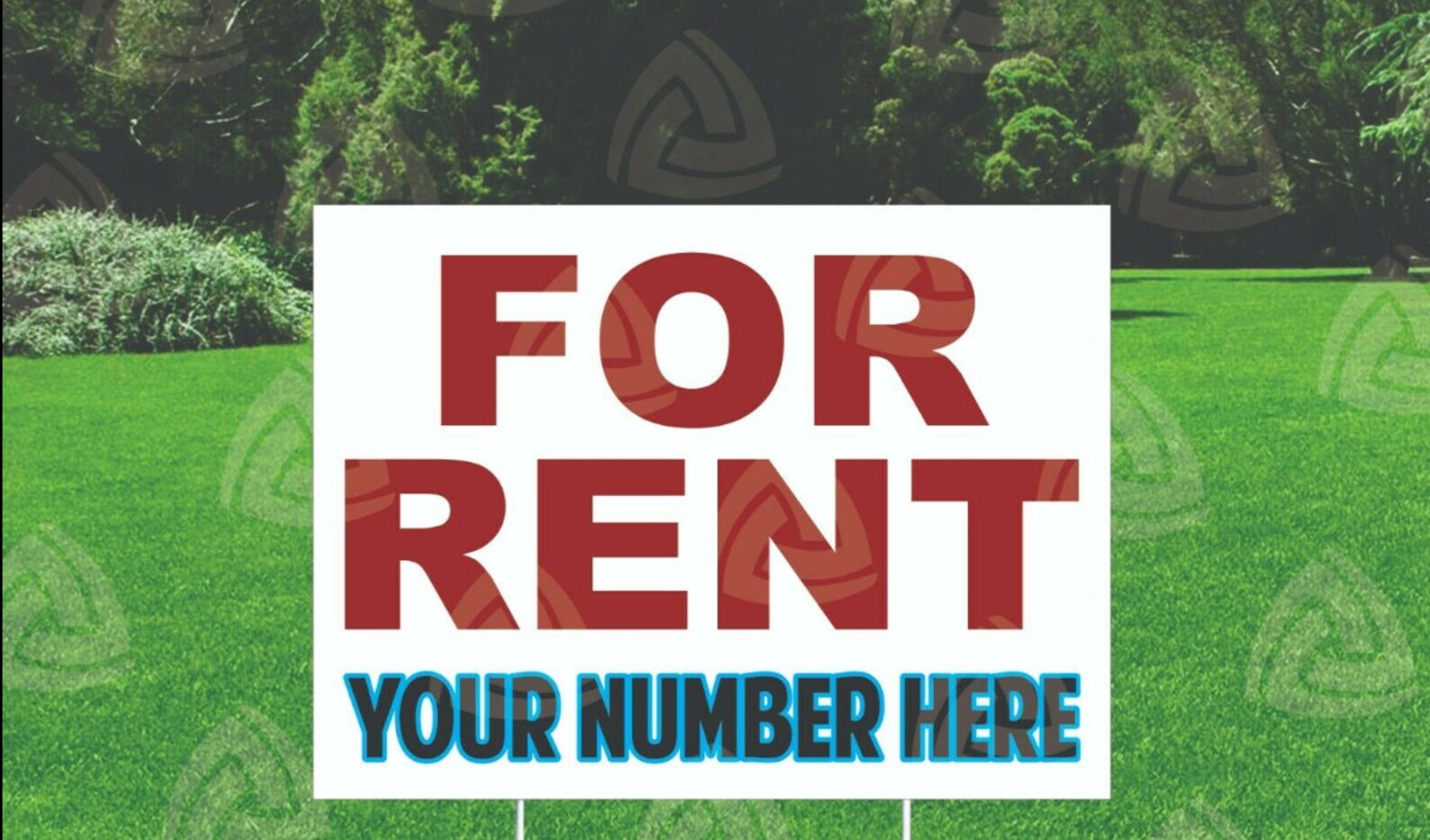 Custom Yard Signs FOR RENT CUSTOM Etsy