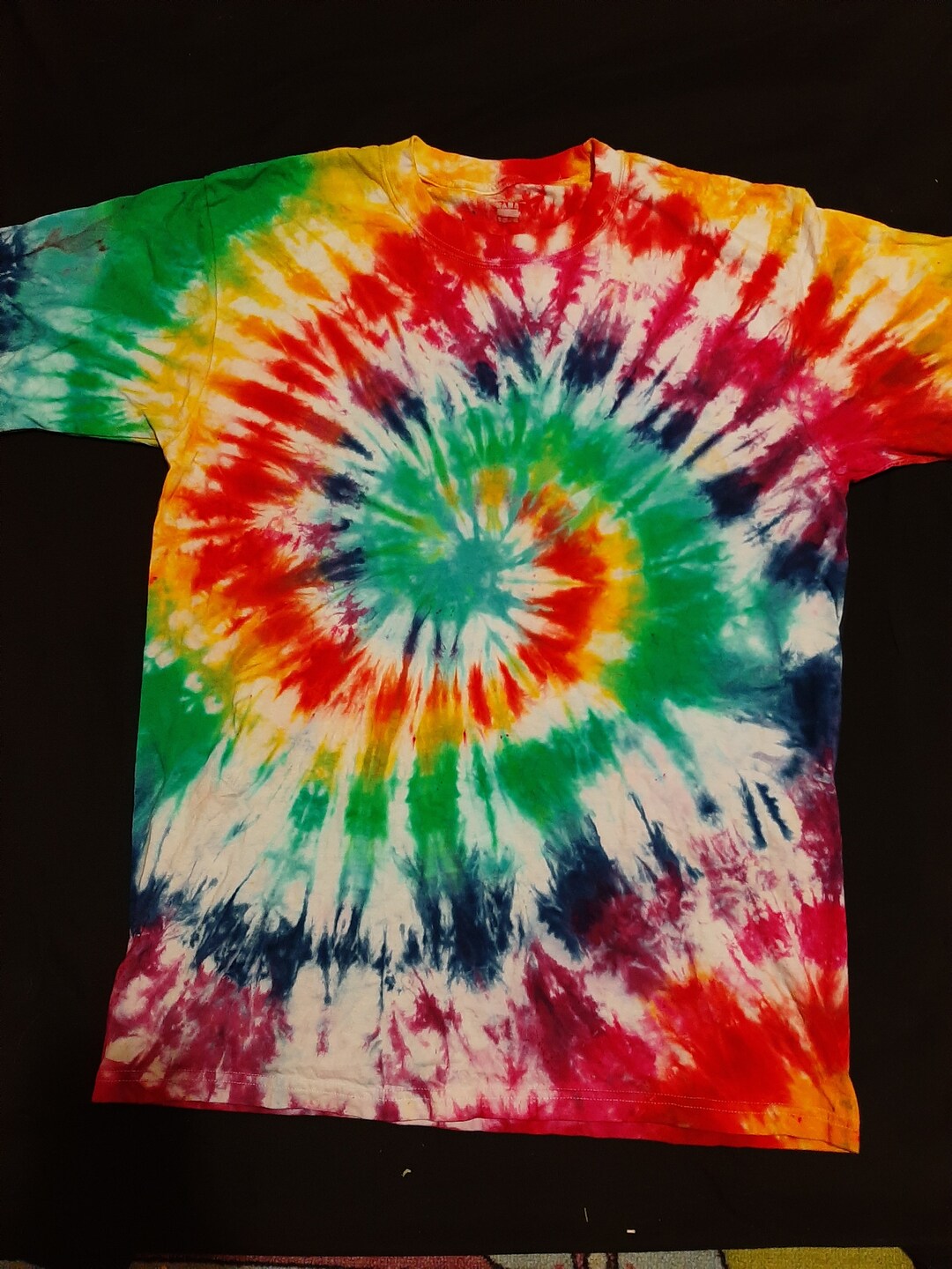 Tie Dye Rainbow Spiral Shirts Men's Extra Large B4 - Etsy