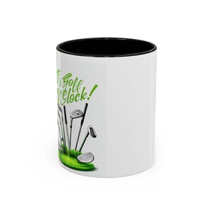 Golf Lover Mug, Golf Addict Gift Cup, Golfer Coffee Mug, Golfing Tea Cup, Golf Enthusiast Kitchenware, Golf Theme Drinkware