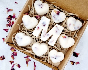 Personalised Heart shape Soy Wax Melts © / Birthday Present / Gift / eco friendly