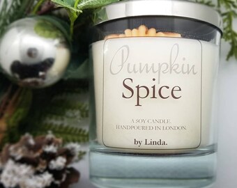 Pumpkin Spice Soy Candle / 100% Eco Friendly