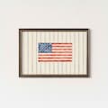 Watercolor American Flag Wall Art, Patriotic Striped Print, 4th of July Decor, Digital Download product logo