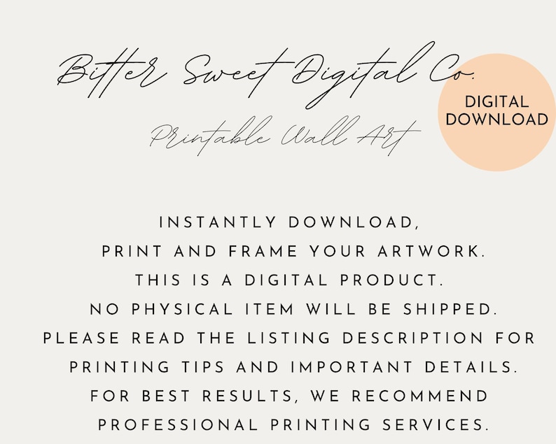 digital download description