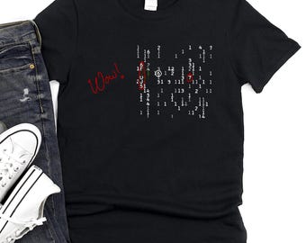 WOW! 6EQUJ5 Cosmic Extraterrestrial Signal T-Shirt | Astronomy Tee