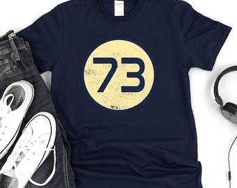 Sheldon Cooper 73 T-Shirt, Big Bang Theory Softstyle Tee
