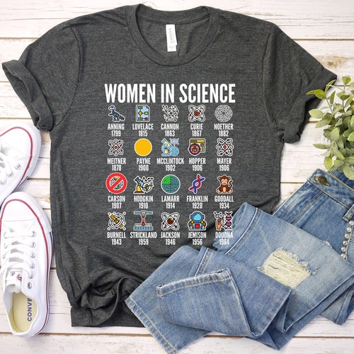 Women in Science Tshirt Science Shirt Shirt for Girl Etsy