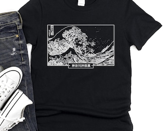 Wave off Kanagawa T-Shirt, Hokusai Ukiyo-e Japanese Art